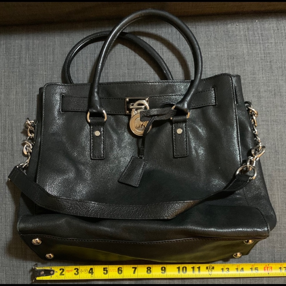 Michael Kors Black Tote with Lock